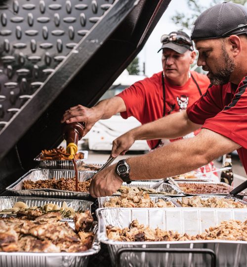 BBQ at NC State tailgate
