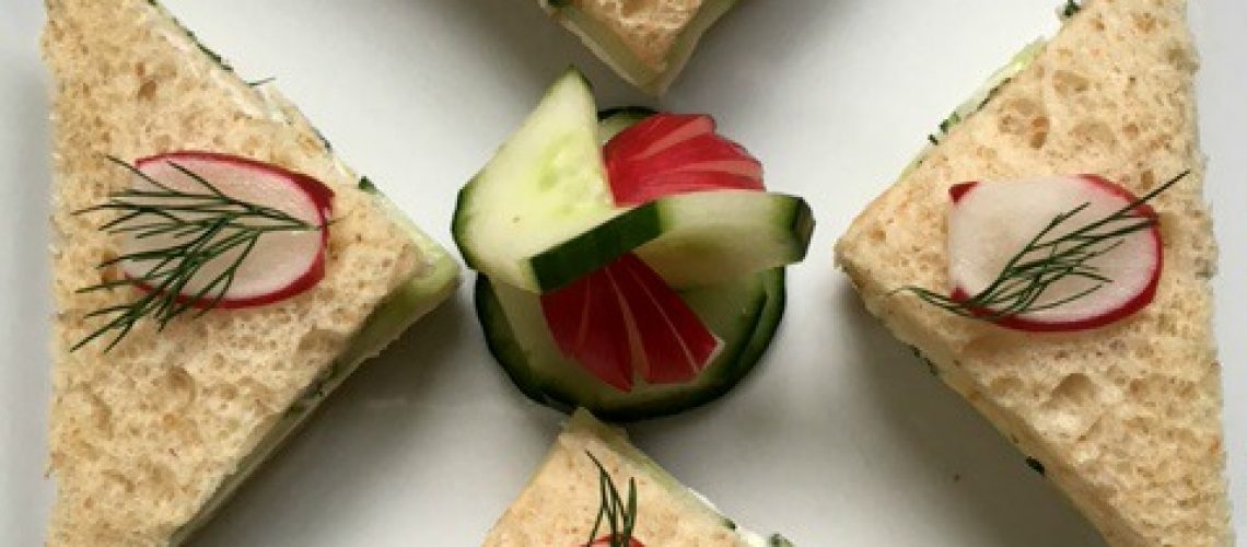 Cucumber tea sandwich, Wimbledon recipes